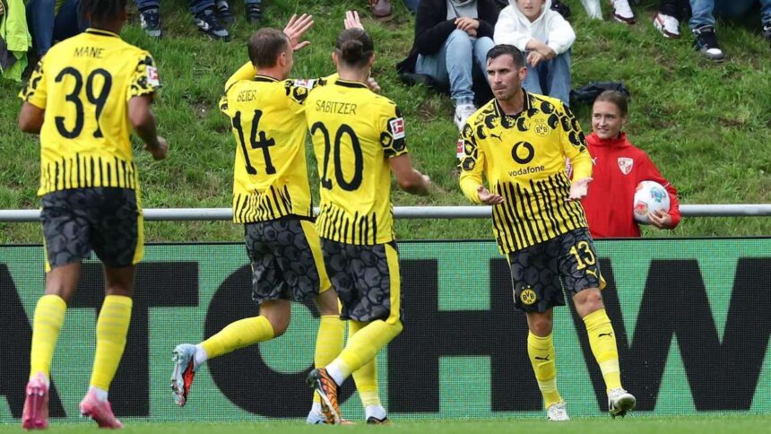 aufstellungen: teilnehmer: lille osc gegen borussia dortmund