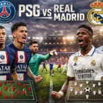 aufstellungen: teilnehmer: psg gegen real madrid