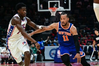teilnehmer: new york knicks gegen 76ers spielerstatistiken spiel