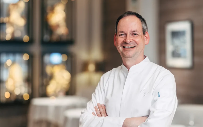 Chef in a restaurant setting